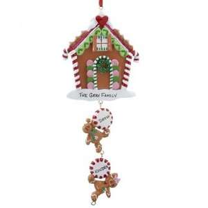  Personalized Gingerbread House   4 Links Christmas 