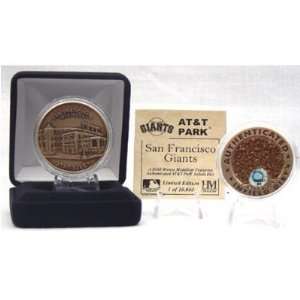  San Francisco Giants At&T Park Authenticated Infield Dirt Coin 
