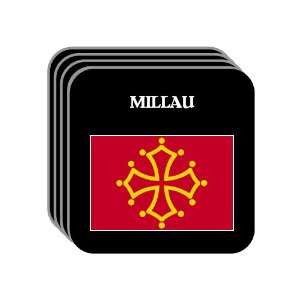  Midi Pyrenees   MILLAU Set of 4 Mini Mousepad Coasters 