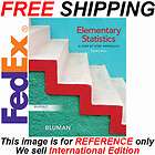 Elementary Statistics 8th edition + CD by Bluman #International 