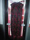 Very cute red and black Chinese style dress. Excellent condition WORN 