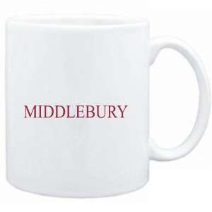 Mug White  Middlebury  Usa Cities 