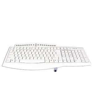  107 Key PS/2 Multimedia Keyboard (Beige) Electronics