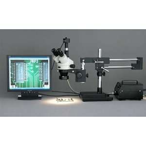   Microscope w/ 1.3M USB Camera & Ring Light Industrial & Scientific
