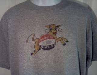 Houston MAVERICKS 1969 ABA Throwback Basketball Logo T Shirt X Large 