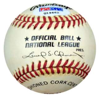 Chipper Jones Autographed Signed NL Baseball PSA/DNA #Q19462  