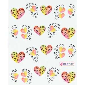   transfer nail decals hydroplaning nail stickers eternal love Beauty