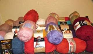 Huge Yarn lot TONS colors & skiens,  Impeccable, Vanna  