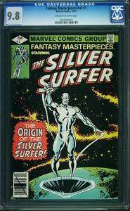 Fantasy Masterpieces #1 CGC 9.8 1979 Silver Surfer cm  