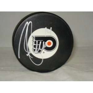 Ian Laperriere Autographed Hockey Puck   NHL JSA   Autographed NHL 