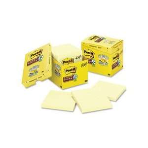   Office Supply Div.   Super icky Pads Lined 4x4 12 90 Sheet/PD Canary