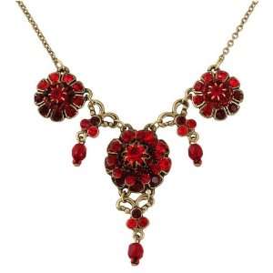  Superb Michal Negrin Collar Necklace Made with Red and 