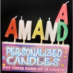  Amanda Named Candle Toys & Games