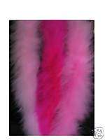 MARABOU HOT PINK FEATHER BOA (1)  NEW   2 YARDS LONG  