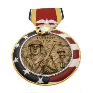    The Bradford Exchange Inchon 1950 Wall Medal 