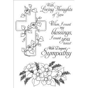  Stampers Anonymous Inky Antics Clear Stamp Set Floral 