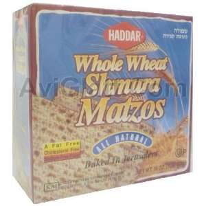 Haddar Whole Wheat Shmura Matzos 16 oz Grocery & Gourmet Food