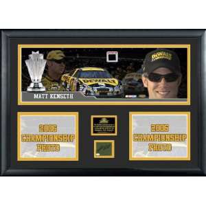 Matt Kenseth   2006 NEXTEL CUP Champion   Autographed Framed Panoramic 