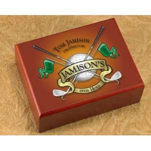  Golf Personalized Cigar Humidor