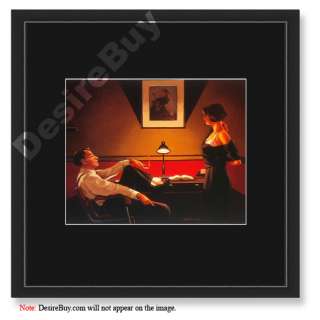 Jack Vettriano, Mutual Understanding 16x16 Print FRAMED   Romance 