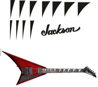 Jackson Electric Guitar Sharktooth neck decals AND logo  