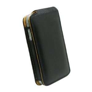  Apple iPhone 4 Executive Leather Flip Case [Retail 