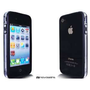  iPhone 4S/4 Novoskins Duotone Bumper Case Black and Clear 
