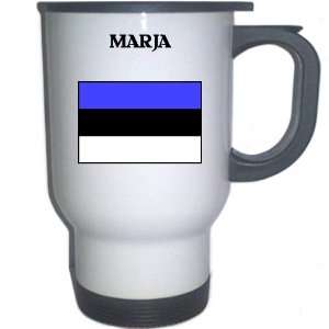  Estonia   MARJA White Stainless Steel Mug Everything 