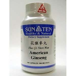  Sun Ten American Ginseng Pill 100 tabs Health & Personal 