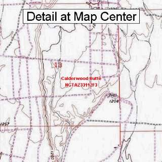  USGS Topographic Quadrangle Map   Calderwood Butte 