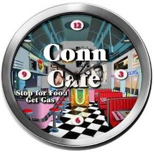  CONN 14 Inch Cafe Metal Clock Quartz Movement Kitchen 