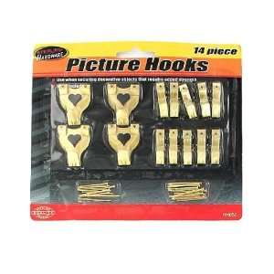  14Pc Picture Hooks   Pack Of 96