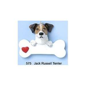  2221 Jack Russell Terrier Dog With Bone Personalized 