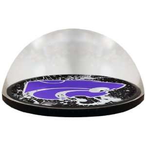 NCAA Kansas State Wildcats Round Crystal Magnetized Paperweight 