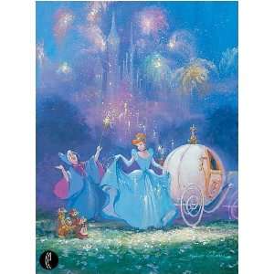 Cinderella Magic Hour Giclee on Canvas 16 x 12 Toys 