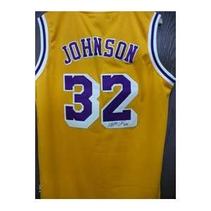  Magic Johnson Autographed Jersey   Autographed NBA Jerseys 
