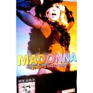  Madonna Poster   Admat Flyer for Sticky and Sweet Concert 