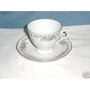  Porcelain Cup & Saucer Made in China 