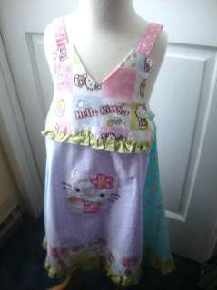 Custom Boutique Resell Hello Kitty Easter Spring Vida Dress 4/5  