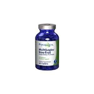  PhysioLogics MultiLogics Iron Free   60 Caplets Health 