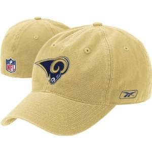  St. Louis Rams  Old Gold  Fitted Sideline Slouch Hat 
