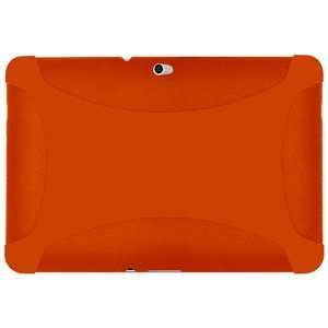 com New Amzer Silicone Skin Jelly Case Orange For Samsung Galaxy Tab 