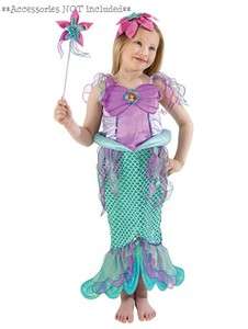 NEW Disney The Little Mermaid Ariel Costume Dress 5 8Y (CUT LABEL 