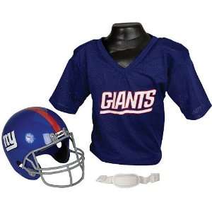  Franklin New York Giants Boys Helmet & Jersey Set One Size 