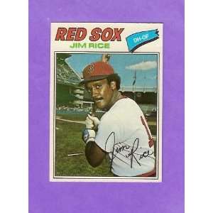 Jim Rice 1977 Topps Baseball (Boston Red Sox)