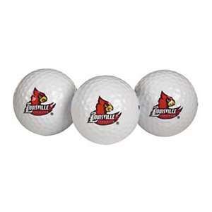 Louisville Cardinals NCAA Golf Ball 3 Pack Sports 