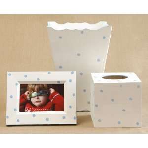    frame, waste basket & tissue box set   lotty dotty