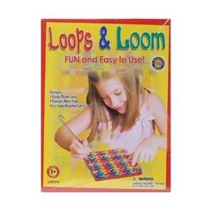 Pepperell Braiding Loops & Loom Kit LOOP1; 6 Items/Order  
