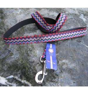  Hamilton Nylon Black Weave Dog Leash 1 inch x 4 ft Pet 