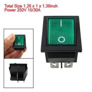  Green LED Indicator KCD4 ON/OFF Rocker Switch 250V
